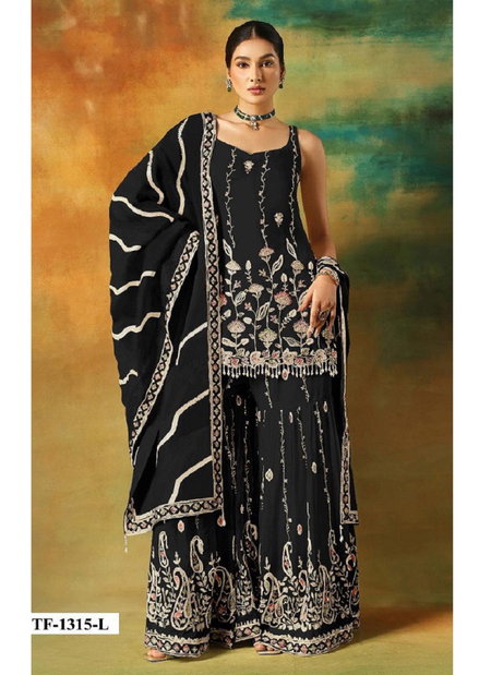 Tf 1315 I To L Georgette Designer Salwar Suits Wholesale Price In Surat